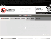 Tablet Screenshot of korpberget.se